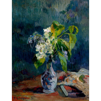 Репродукции на картини: Люляци (1885) – Пол Гоген